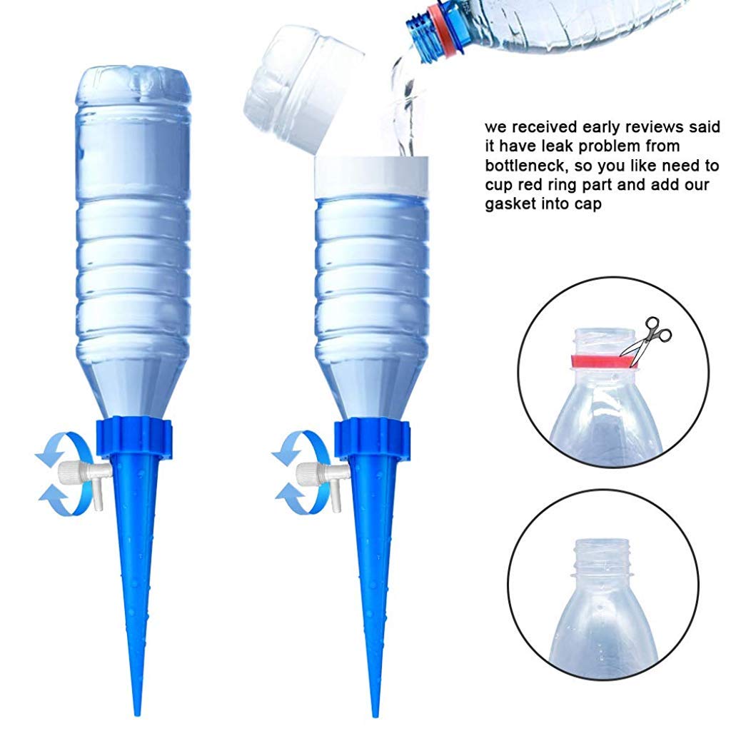 Supvox 12pcs Self Watering Drip Irrigation Kits Self Watering Device for Plants, Adjustable Self-Watering Spikes for Indoor Outdoor Potted Plants Supvox 12pcs Self Watering Drip Irrigation Kits Self Watering Device for Plants, Adjustable Self-Watering Spikes for Indoor Outdoor Potted Plants